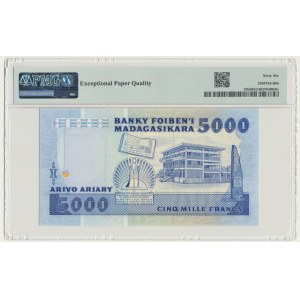 Madagaskar, 5.000 franków=1000 ariary (1988-94) - PMG 66 EPQ