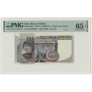 Italy, 10.000 Lire 1976-1978 - PMG 65 EPQ