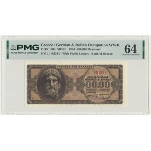 Greece, 500.000 Drachmai 1944 - PMG 64