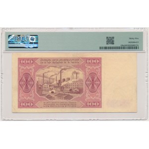 100 zlotych, 1948 - U - PMG 35 - RARE SERIES