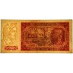 100 zlotych, 1948 - U - PMG 35 - RARE SERIES