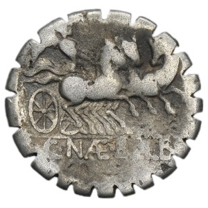 Roman Republic, C. Naevius Balbus, Denarius serratus