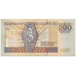 200 zlotych, 1994 – DM – MISPRINT – misaligned watermark