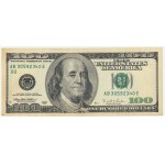 USA, Green Seal, 100 Dollars 1996 - Withrow & Rubin - ERROR NOTE - inverted watermark