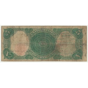 USA, Red Seal, 5 Dollars 1907 - Speelman & White -