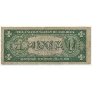 USA, Brown Seal Hawaii Silver Certificate, 1 Dollar 1935 - Julian & Morgenthau -