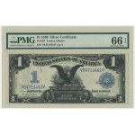USA, Blue Seal, 1 Dollar 1899 - Teehee & Burke - PMG 66 EPQ
