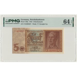 Germany, 5 Reichsmark 1942 - PMG 64 EPQ