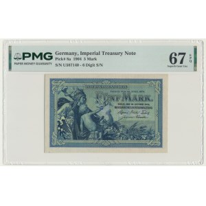 Germany, 5 Mark 1904 - PMG 66 EPQ