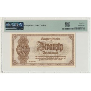Germany (Sudetenland-Lower Silesia), 20 Mark 1945 - PMG 65 EPQ