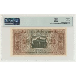 Germany, 20 Reichsmark (1940-45) - PMG 64