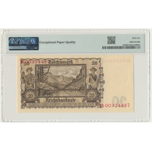 Germany, 20 Reichsmark 1939 - PMG 66 EPQ