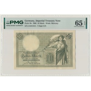Deutschland, 10 Mark 1906 – PMG 65 EPQ