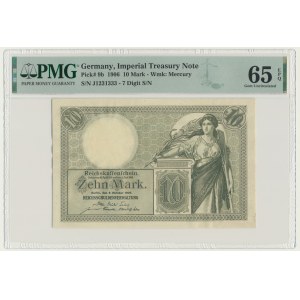 Germany, 10 Mark 1906 - PMG 65 EPQ