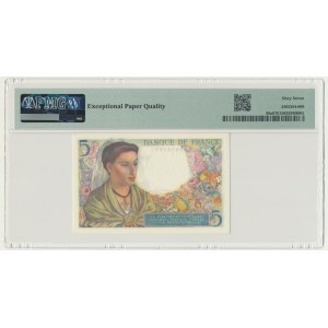 France, 5 Francs 1943 - PMG 67 EPQ