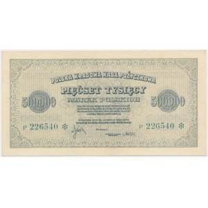 500 000 marek 1923 – P – 6 číslic s ❊ – VZÁCNÉ