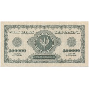500 000 marek 1923 – P – 6 číslic s ❊ – VZÁCNÉ