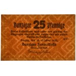 Danzig, 25 Pfennige 1923 - October -