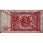 1 zloty 1946 - SPECIMEN - red overprint
