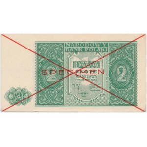 2 zlote, 1946 - SPECIMEN -