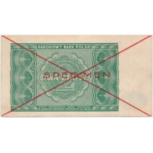2 zlote, 1946 - SPECIMEN -