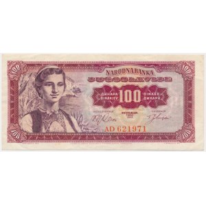 Yugoslavia, 100 Dinara 1963