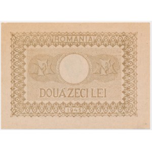 Romania, 20 Lei 1945