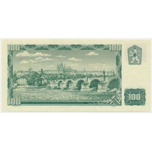 Czechy, 100 koron 1961 (1993) - ze znaczkiem -