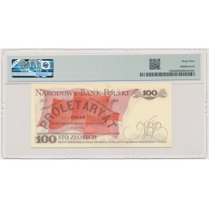 100 zlotych, 1976 - BG - PMG 64 - VERY RARE