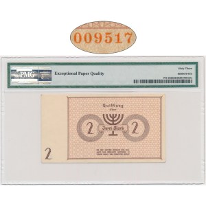 2 Briefmarken von 1940 – Nr. 1 – PMG 63 EPQ – niedrige Nummer