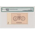 2 Briefmarken von 1940 – Nr. 1 – PMG 63 EPQ – niedrige Nummer