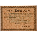 Danzig, 2 Mark 1914 - watermark spades - with Ungültig - PMG 65 EPQ