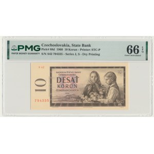 Czechoslovakia, 10 Korun 1960 - PMG 66 EPQ