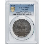 Stanislaus August Poniatowski, Maria Czapska posthumous medal 1774 - Holzhausser - PCGS MS61