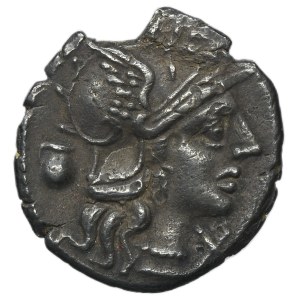Roman Republic, Sextus Pompeius Faustulus, Denarius