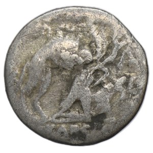 Roman Republic, Aemilius Scaurus, Plautius Hypsaeus, Denarius