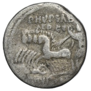 Roman Republic, Aemilius Scaurus, Plautius Hypsaeus, Denarius