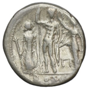 Roman Republic, Cn. Cornelius Blasius, Denarius