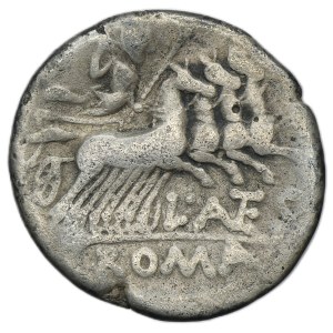 Roman Republic, L. Antestius Gragulus, Denarius
