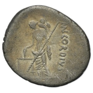 Roman Republic, Mn. Cordius Rufus, Denarius
