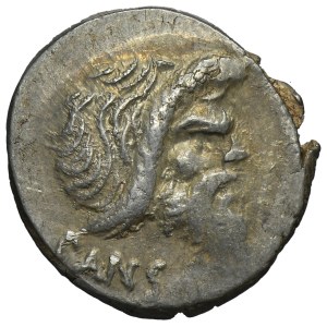 Roman Republic, C. Vibius C. f. Pansa Caetronianus, Denarius