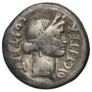 Roman Republic, Julius Caesar, Denarius