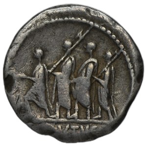 Roman Republic, Marcus Iunius Brutus, Denarius