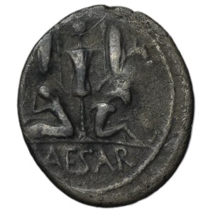 Roman Republic, Julius Caesar, Denarius