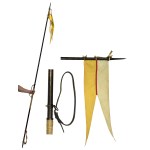 Second Polish Republic, French Cavalry Lance model 1913 with pennant of the 17th Greater Poland Uhlan Regiment