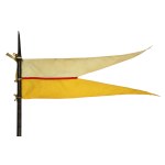 Second Polish Republic, French Cavalry Lance model 1913 with pennant of the 17th Greater Poland Uhlan Regiment