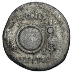 Roman Imperial, Octavian Augustus, Denarius