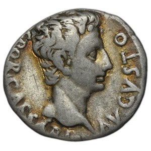 Roman Imperial, Octavian Augustus, Denarius