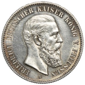 Niemcy, Królestwo Prus, Fryderyk III, 2 Marki Berlin 1888 A