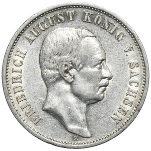 Germany, Kingdom of Saxony, Friedrich August III, 3 Mark Muldenhütten 1909 E